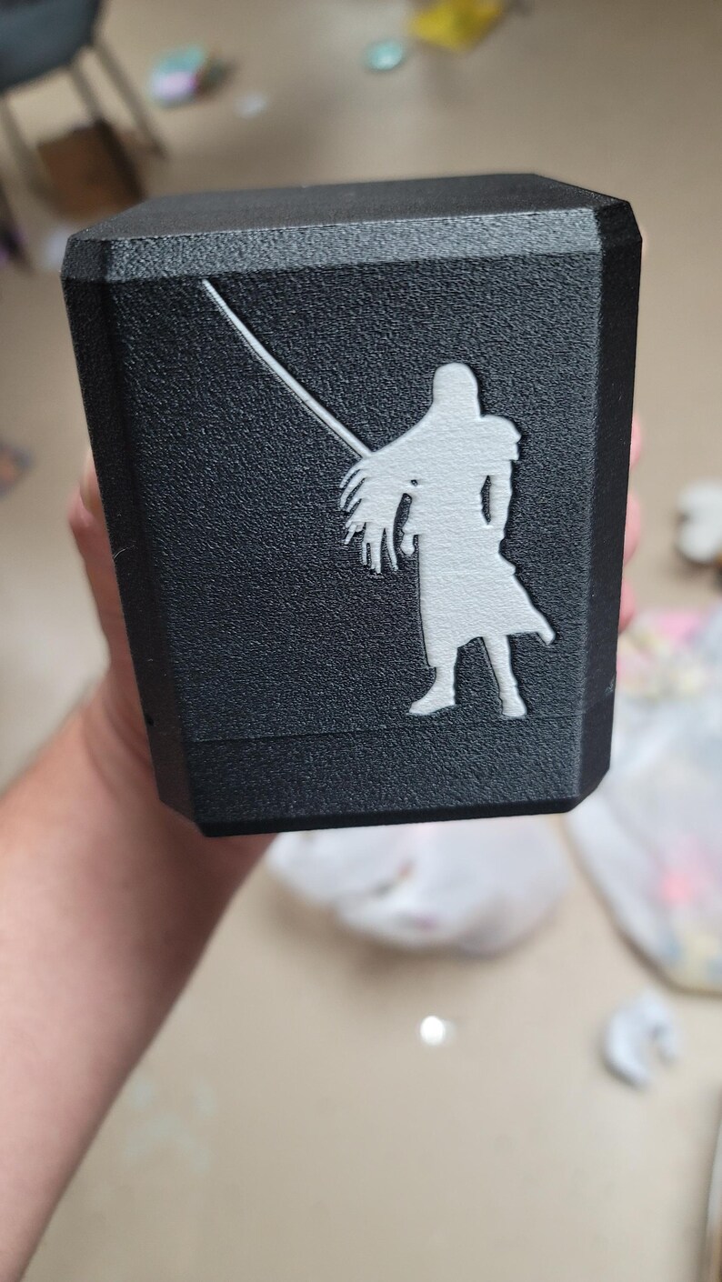 Angled view of the Sephiroth deck box